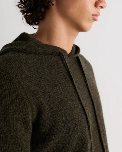 100% Mongolian Cashmere Waffle Hoodie