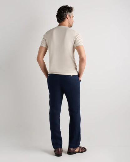 Cotton-Silk Short Sleeve Crewneck Sweater