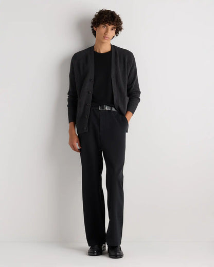 100% Organic Cotton Ribbed Cardigan
