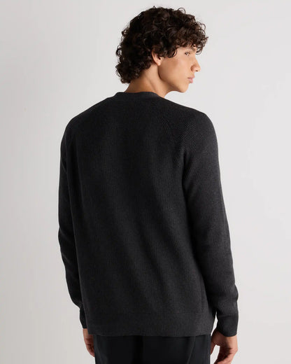 100% Organic Cotton Ribbed Cardigan