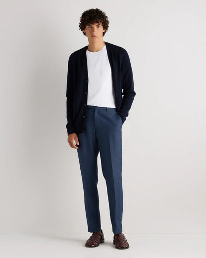 100% Organic Cotton Ribbed Cardigan