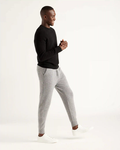 Mongolian Spring Cashmere Waffle Sweatshirt