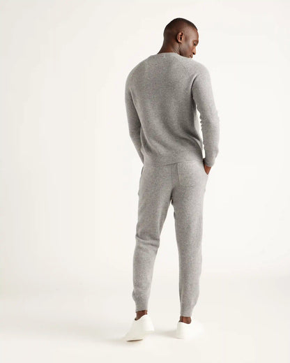 Mongolian Spring Cashmere Waffle Sweatshirt