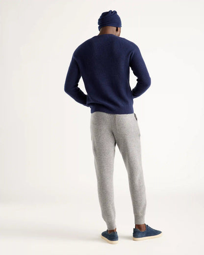 Mongolian Spring Cashmere Waffle Sweatshirt