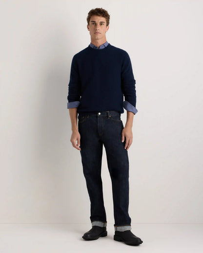 Mongolian Cashmere Waffle Sweatshirt