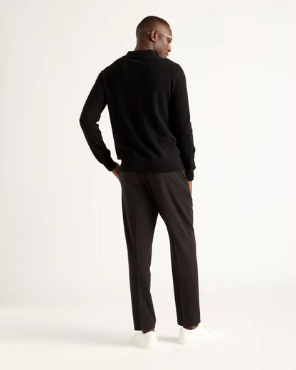 Mongolian Spring Cashmere Polo Sweater