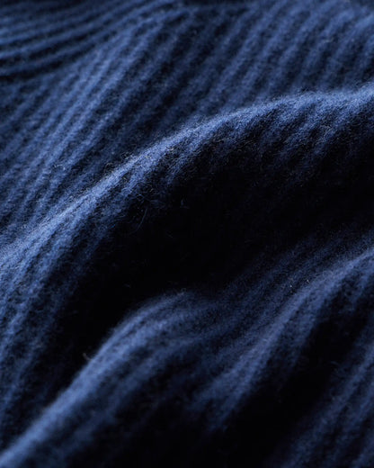 Mongolian Cashmere Fisherman Crewneck Sweater