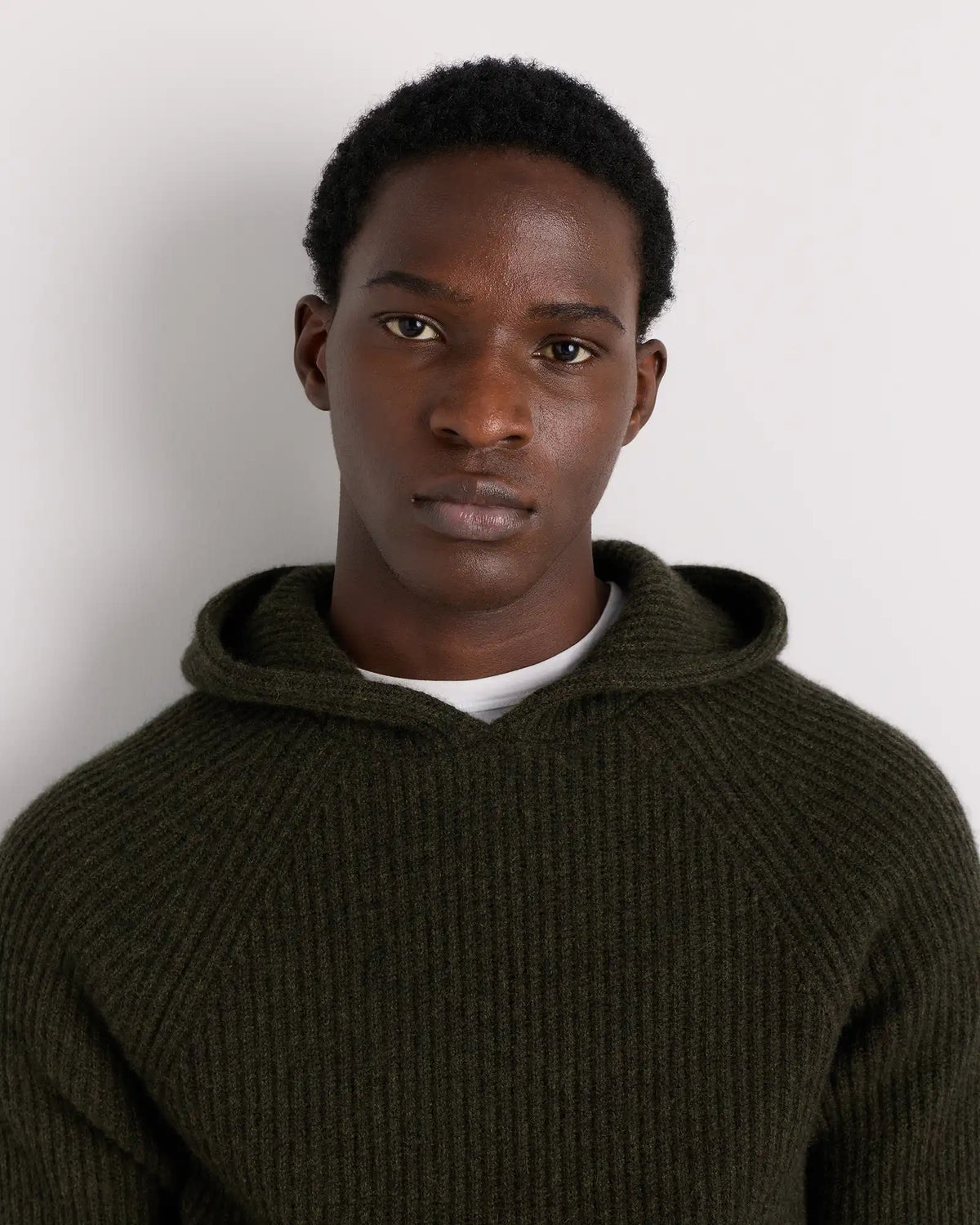 Mongolian Cashmere Fisherman Pullover Hoodie