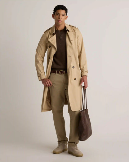 Mongolian Cashmere Henley Sweater