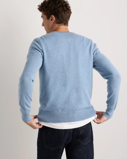 Mongolian Cashmere Henley Sweater