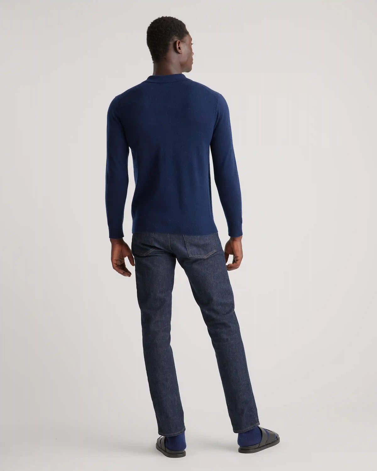Mongolian Cashmere Button Down Sweater