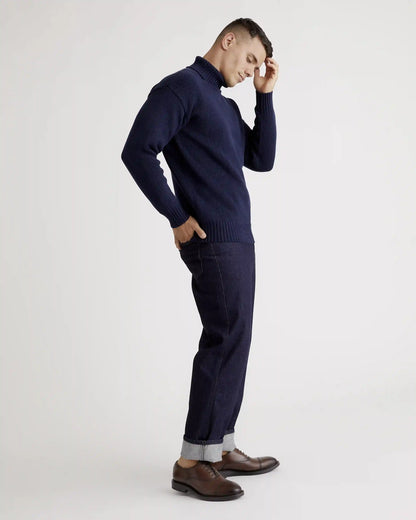 100% Organic Cotton Turtleneck Sweater