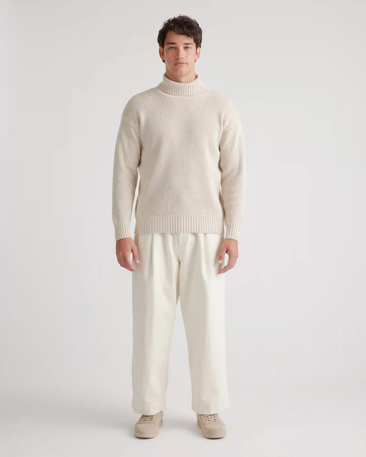 100% Organic Cotton Turtleneck Sweater