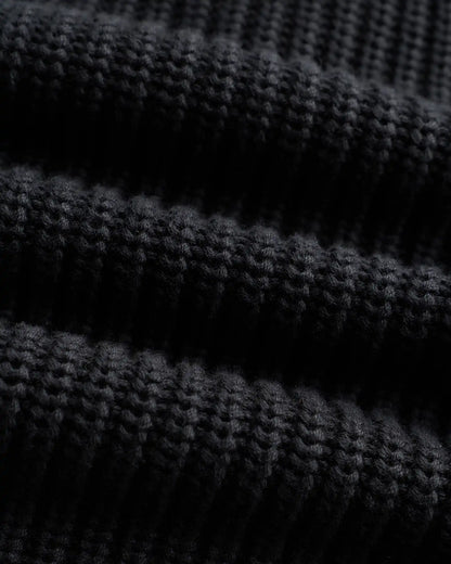100% Organic Cotton Fisherman Quarter-Zip Sweater