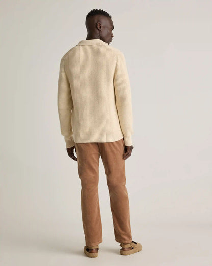 100% Organic Cotton Fisherman Polo Sweater