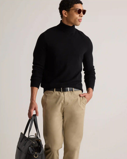 Mongolian Cashmere Turtleneck Sweater