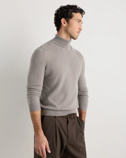 Mongolian Cashmere Turtleneck Sweater