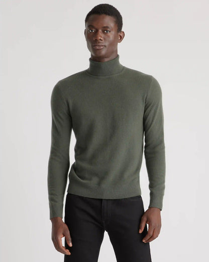 Mongolian Spring Cashmere Turtleneck Sweater