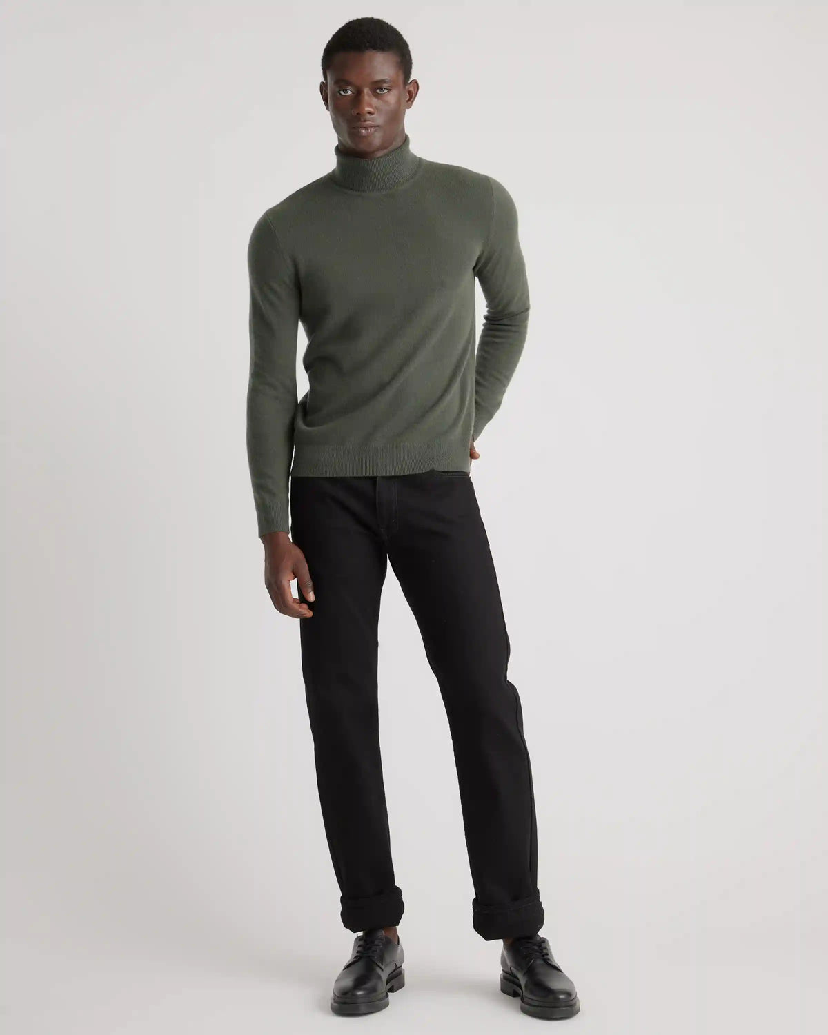 Mongolian Spring Cashmere Turtleneck Sweater