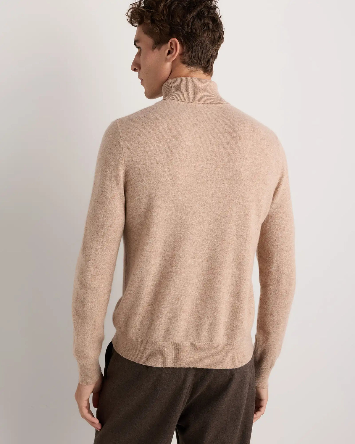 Mongolian Cashmere Turtleneck Sweater