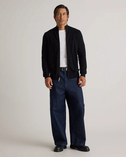 Mongolian Cashmere Full Zip Sweater