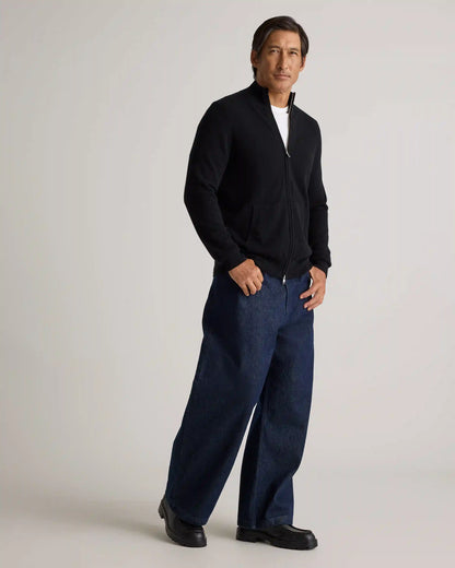 Mongolian Cashmere Full Zip Sweater