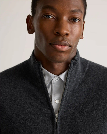 Mongolian Cashmere Full Zip Sweater