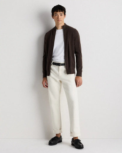 Mongolian Cashmere Full Zip Sweater