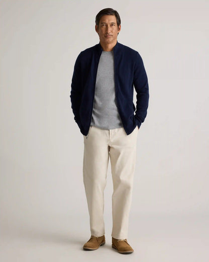 Mongolian Cashmere Full Zip Sweater