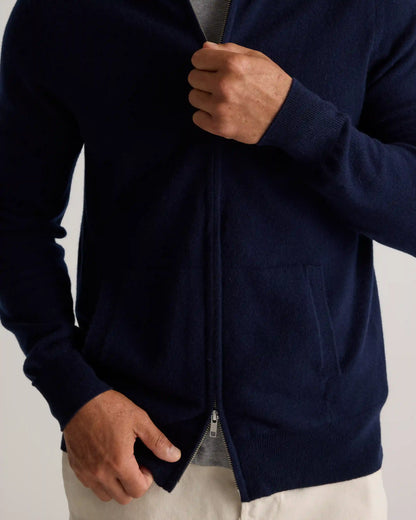 Mongolian Cashmere Full Zip Sweater