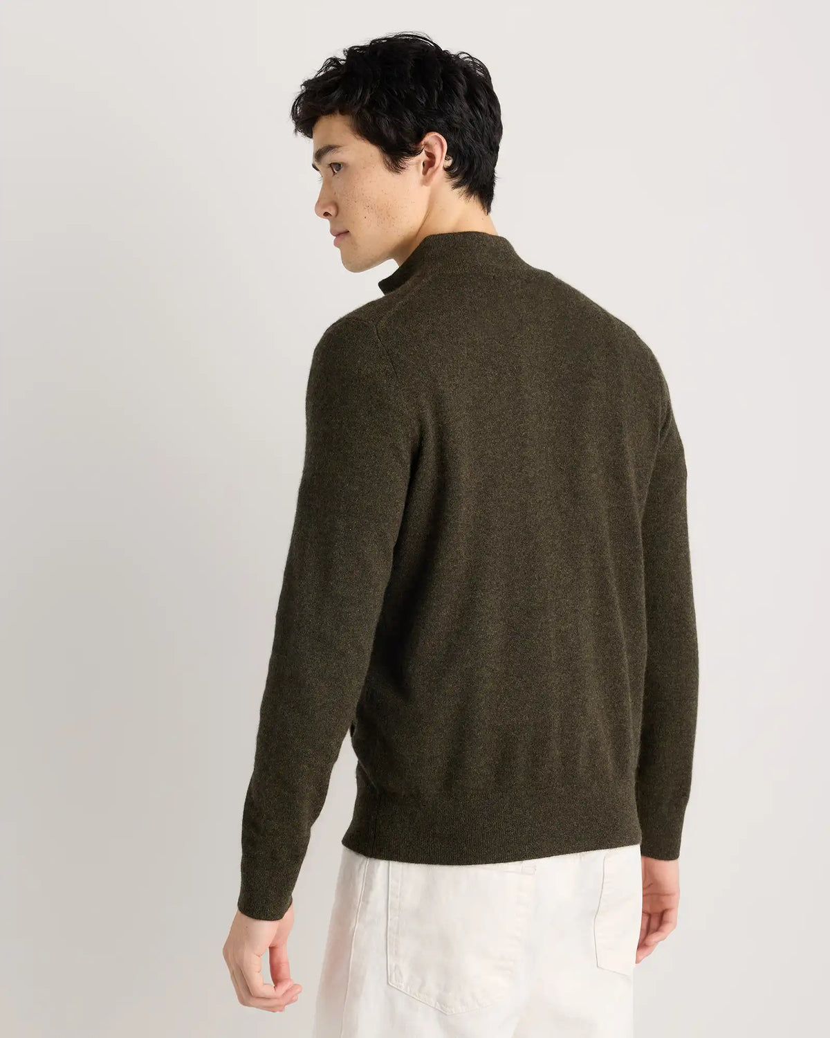 Mongolian Cashmere Full Zip Sweater