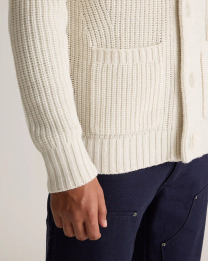 Australian Merino Wool Shawl Collar Cardigan