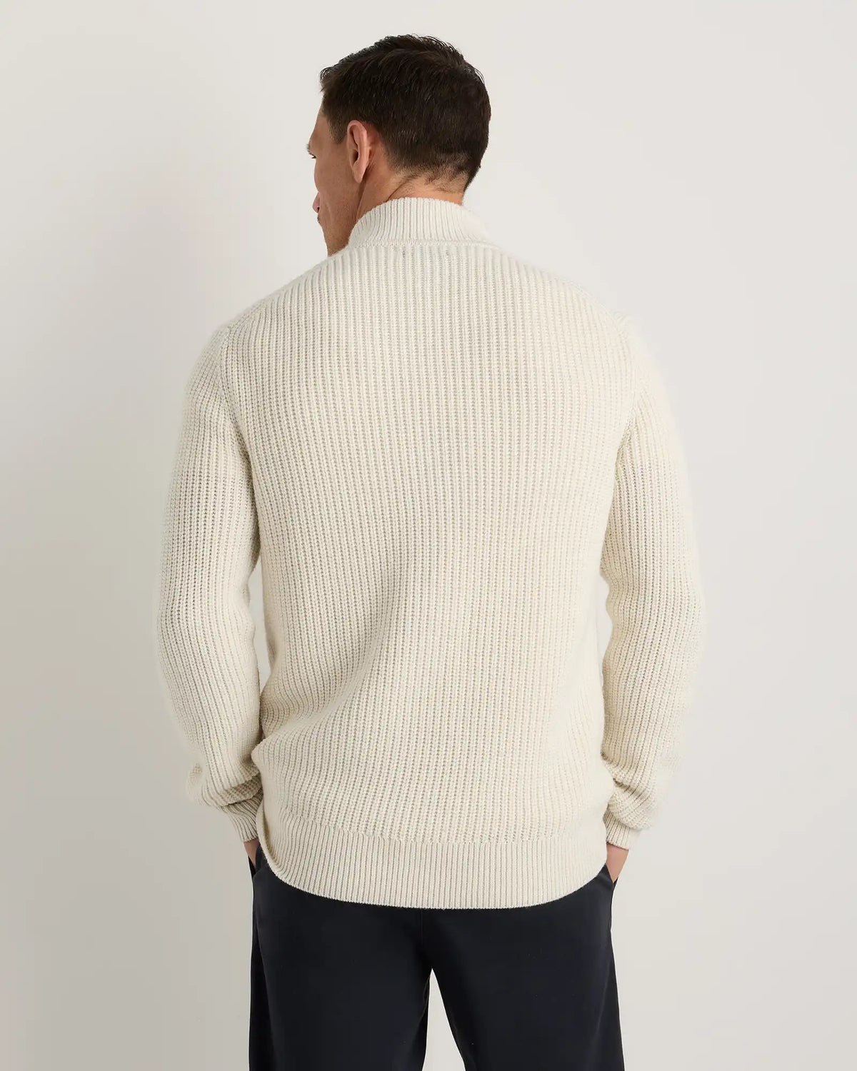 Australian Merino Wool Half Zip Sweater