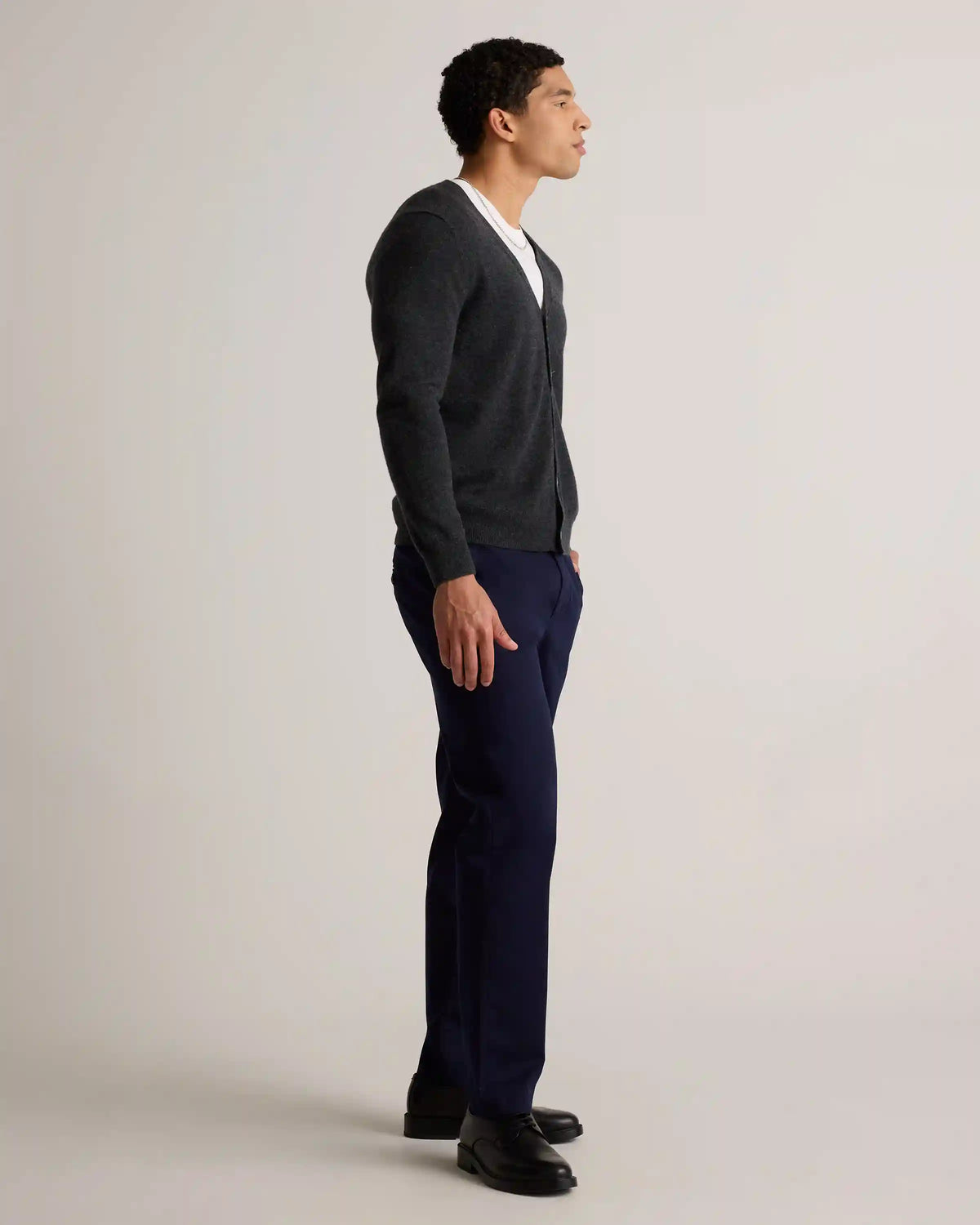 Mongolian Cashmere Cardigan Sweater