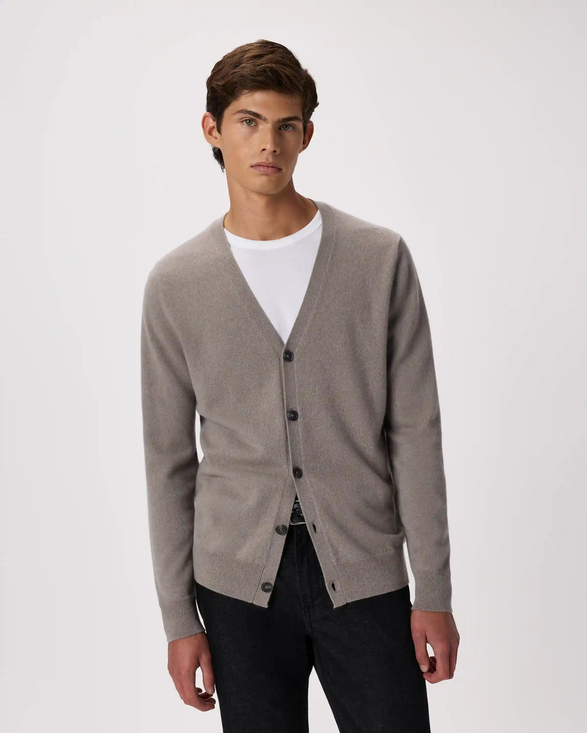 Mongolian Cashmere Cardigan Sweater