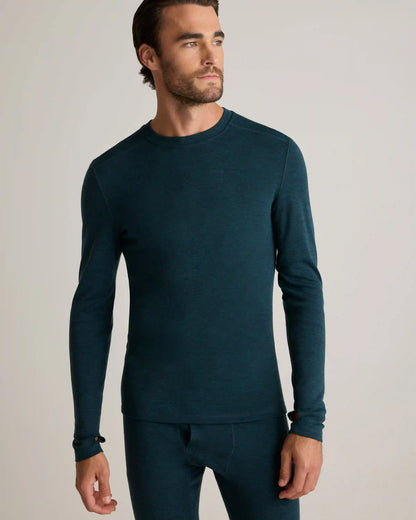 100% Merino Wool Cold Weather Base Layer Crew