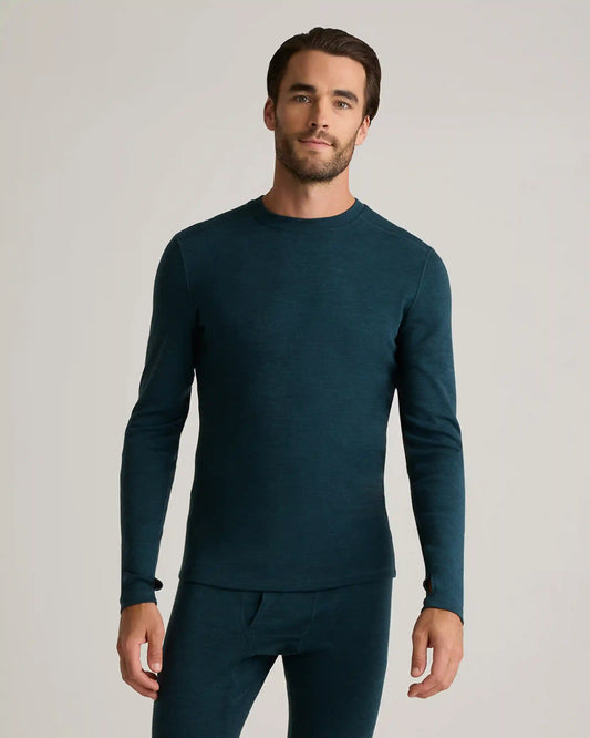 100% Merino Wool Cold Weather Base Layer Crew