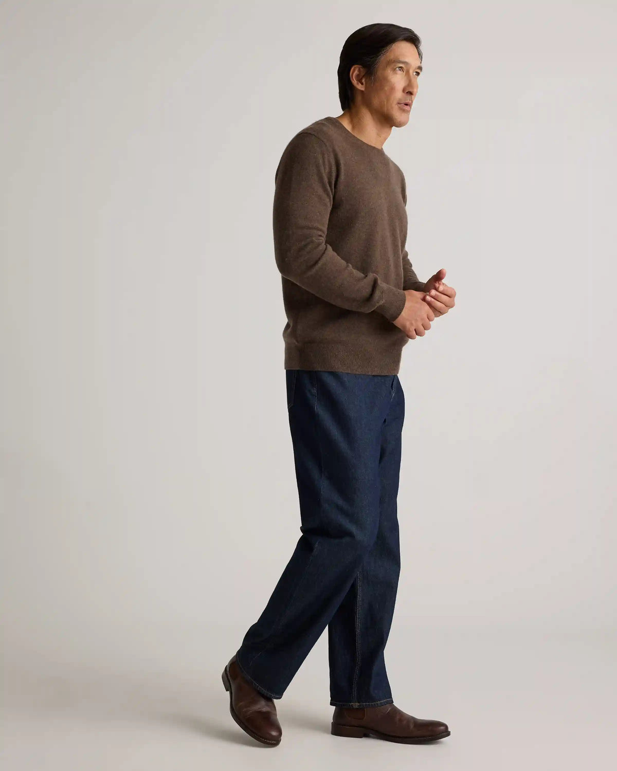Mongolian Cashmere Crewneck Sweater