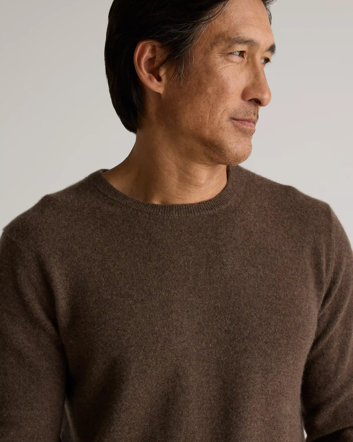 Mongolian Cashmere Crewneck Sweater