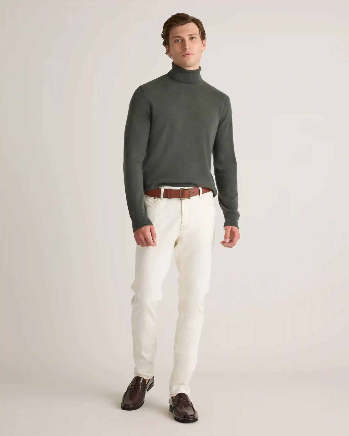 Mongolian Cashmere Turtleneck Sweater