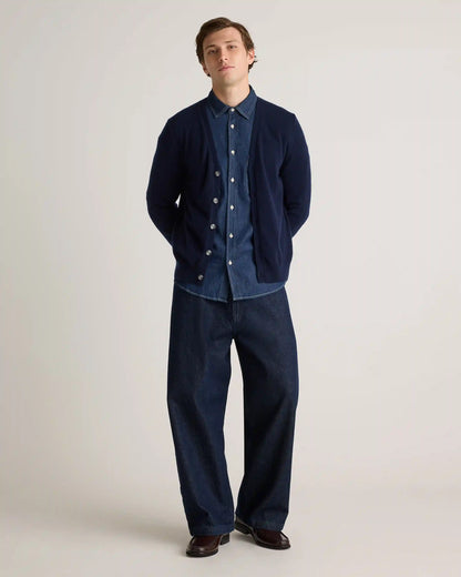 Mongolian Cashmere Cardigan Sweater