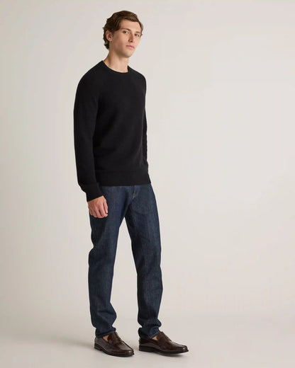 Mongolian Cashmere Waffle Sweatshirt