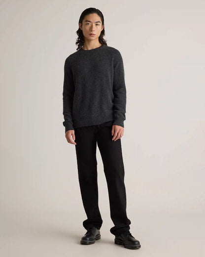 Mongolian Cashmere Waffle Sweatshirt