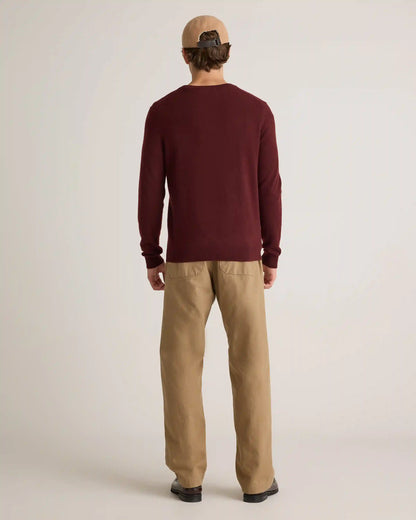 Mongolian Cashmere Henley Sweater