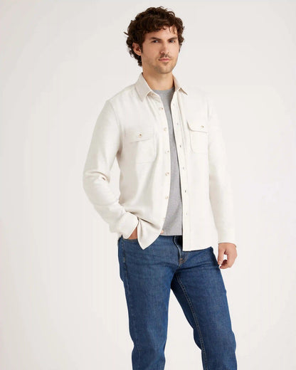 Stretch Sweater Fleece Shirt