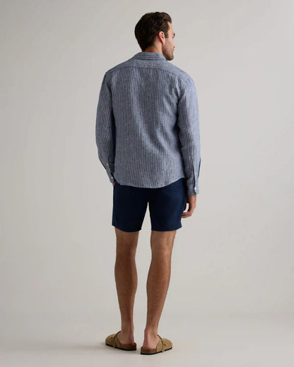 100% European Linen Relaxed Long Sleeve Shirt