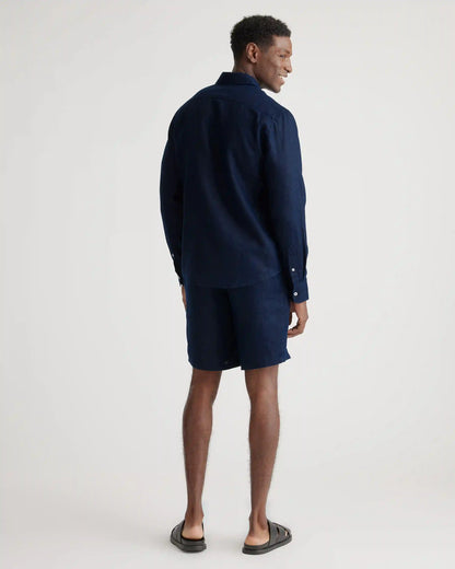 100% European Linen Relaxed Long Sleeve Shirt