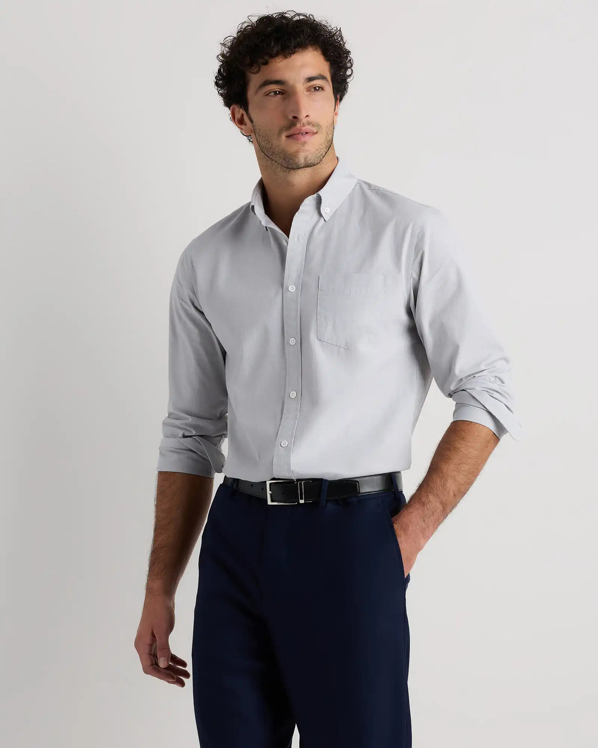 Organic Cotton Stretch Poplin Shirt