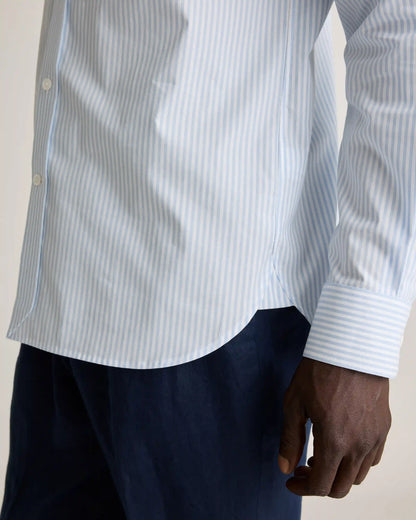 Organic Cotton Stretch Poplin Dress Shirt