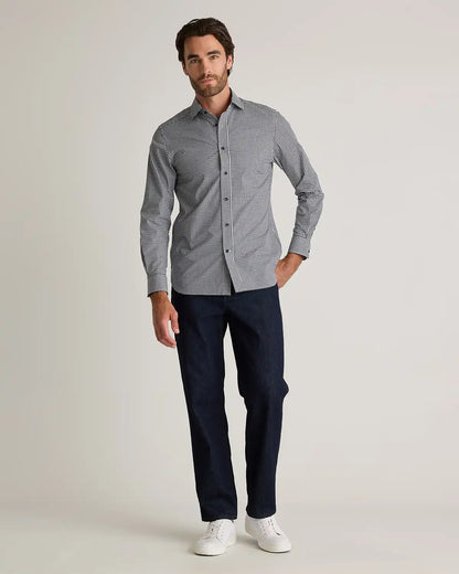 Organic Cotton Stretch Poplin Dress Shirt